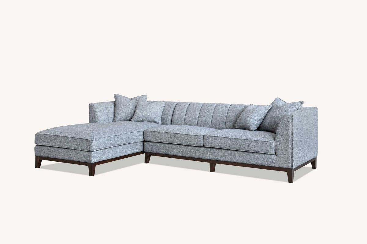 Cooper Left Corner Sofa in Dolphin Boucle