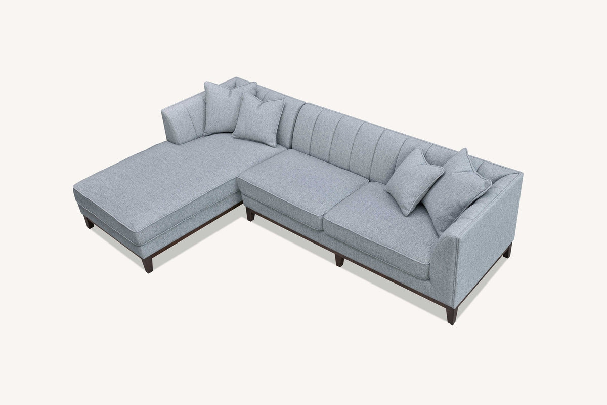 Cooper Left Corner Sofa in Dolphin Boucle