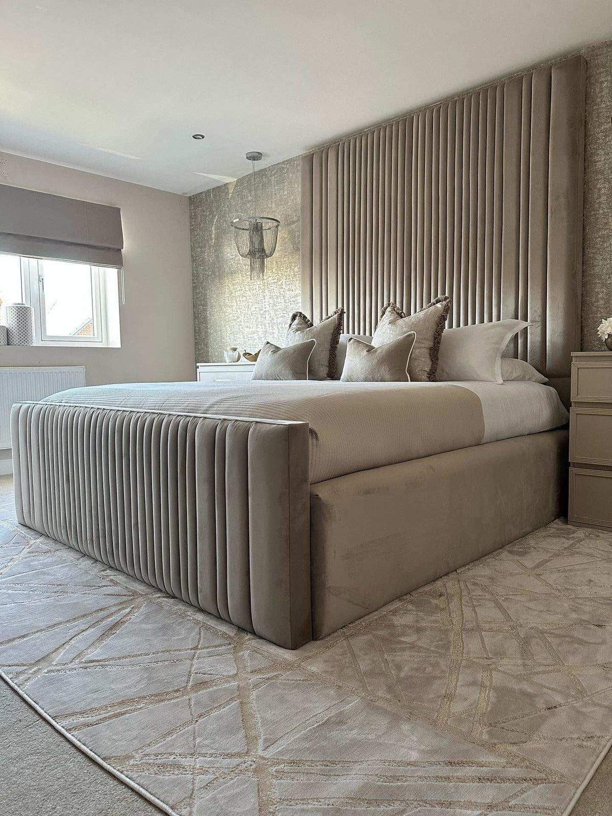 The Elysian Luxe Panelled Bedframe
