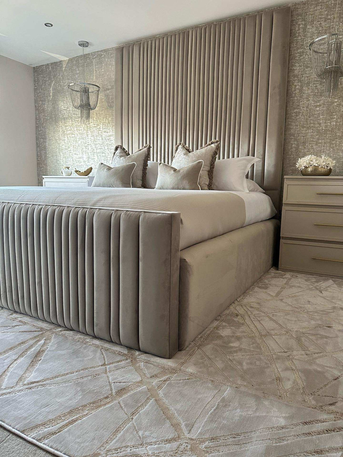 The Elysian Luxe Panelled Bedframe
