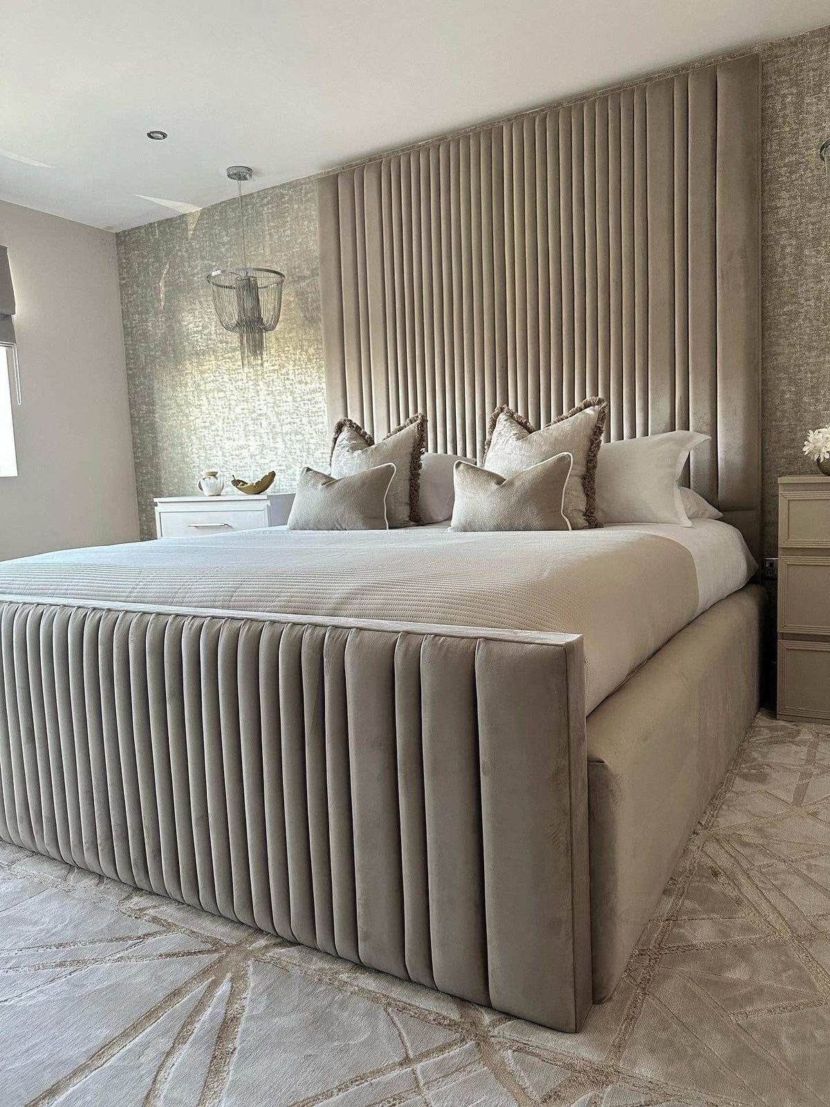 The Elysian Luxe Panelled Bedframe