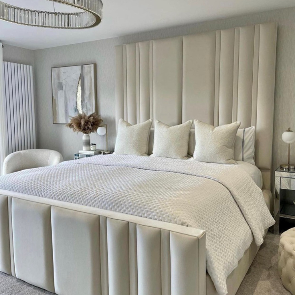 Venice Luxury Tall Headboard Bed